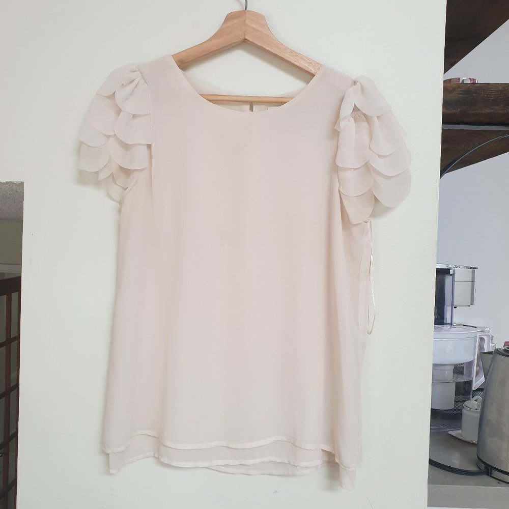 Chiffon Top Blouse Woman Size M (Bundle of 2)